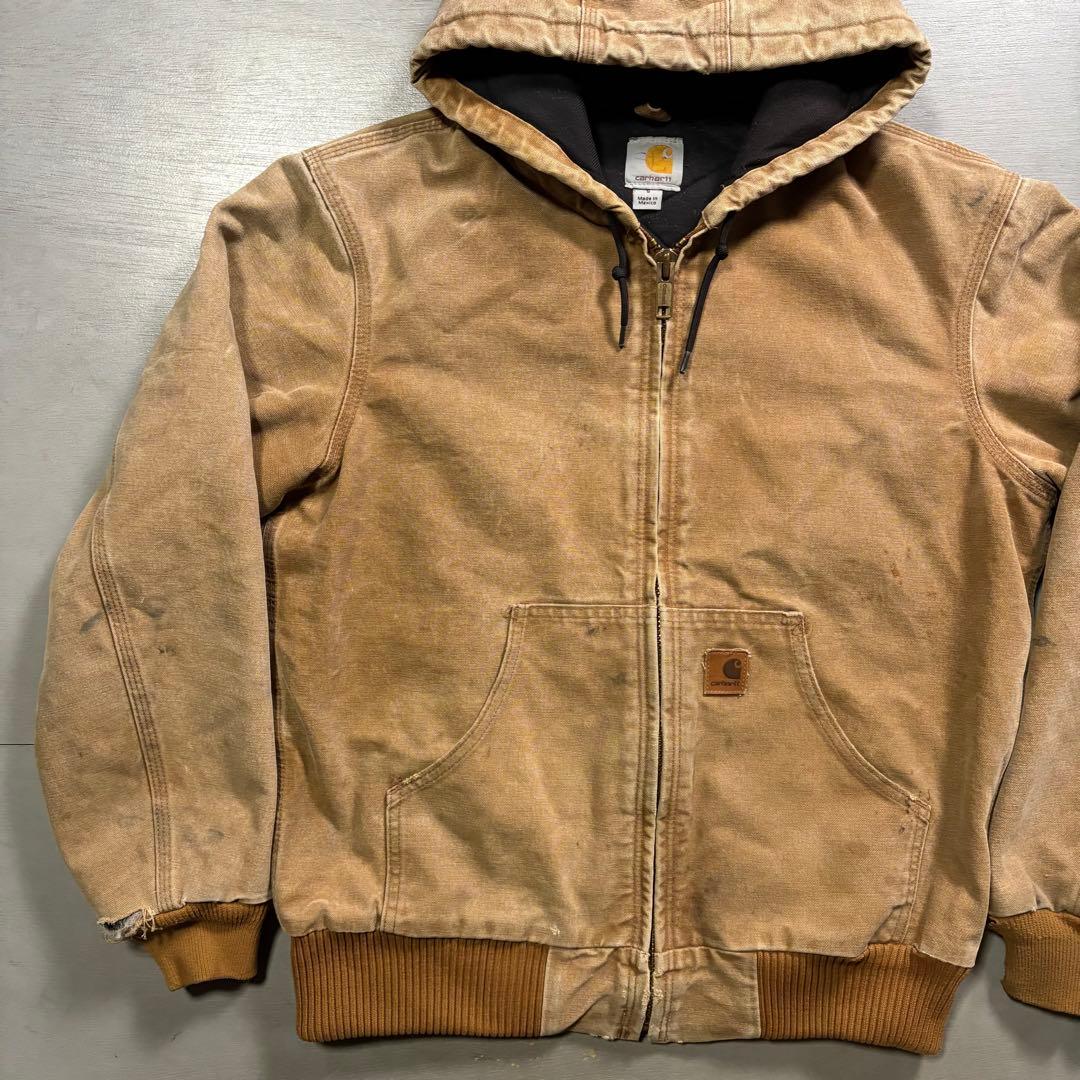 人気✨　Carhartt アクティブジャケット　ダック生地　短丈　ストリート　S