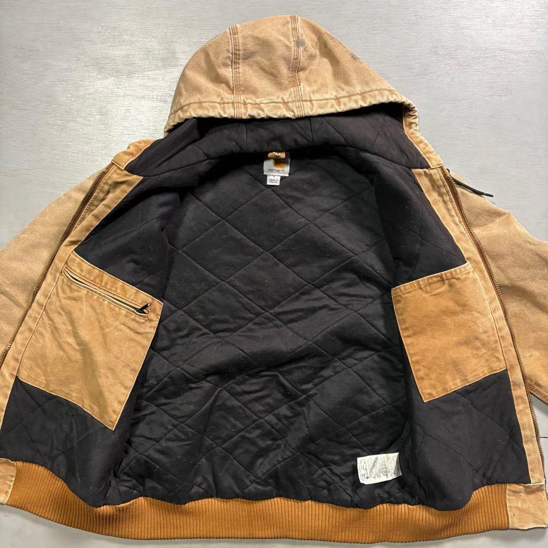 人気✨　Carhartt アクティブジャケット　ダック生地　短丈　ストリート　S