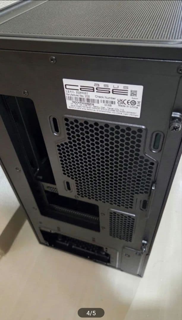 asus AP202 曲面ガラス pcケース