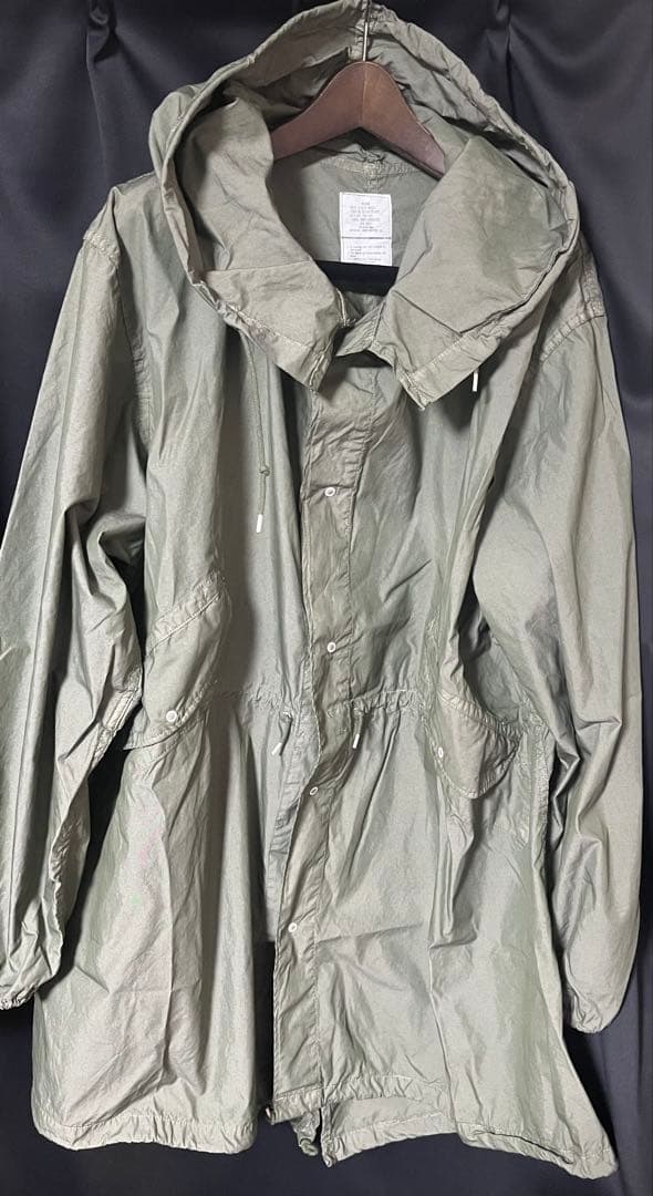 実物 新品 デッドストック 米軍 リメイク スノーカモモッズコート WAIPER