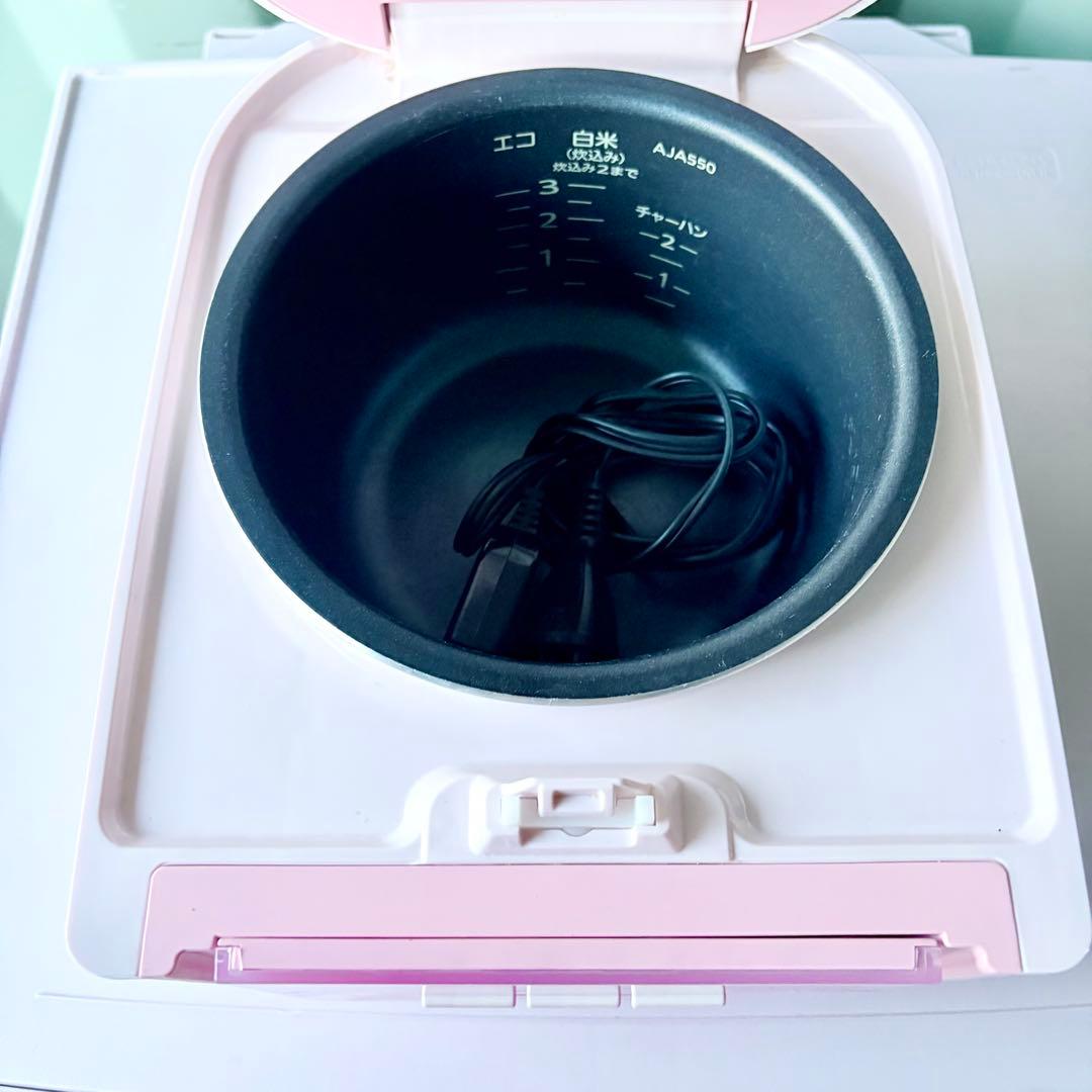 運搬取付無料！かわいいピンク純正パナソニック洗濯機シャープ冷蔵庫＋炊飯器セット！