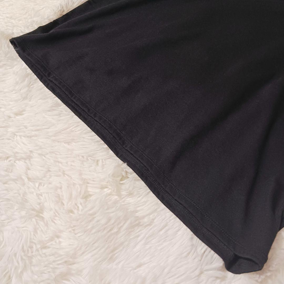 極美品★LIDNM MERINO WOOL BOX TEE BLACK