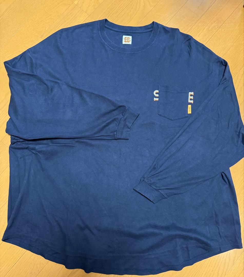 『別注』SEESEE×URBS ネイビー BIG LONG TEE XLサイズ