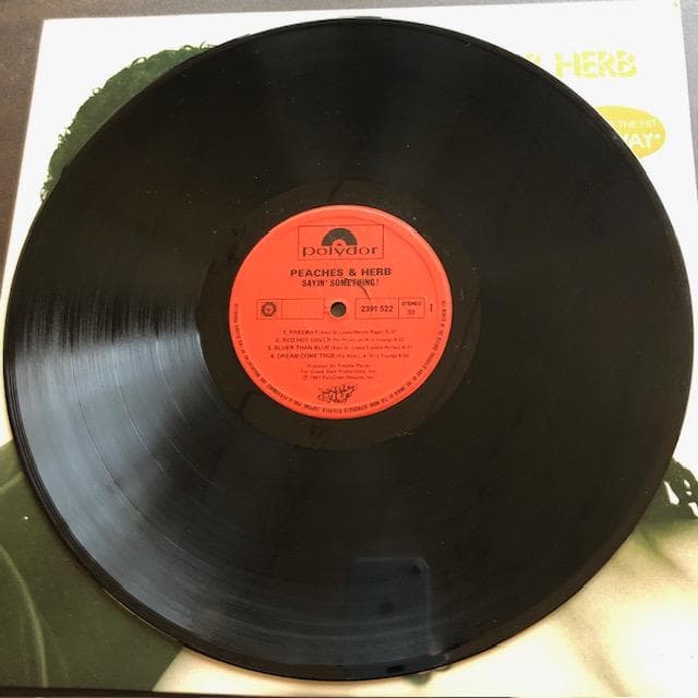 【輸入盤LP】ピーチズ＆ハーブ セイイン・サムシング 2391 522 y117