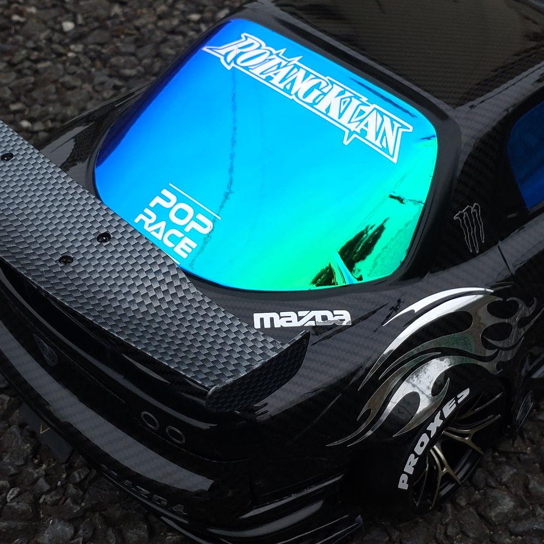 新作 RX7 FD3S カーボン ラジドリ ボディ パンドラRC マッド・マイク