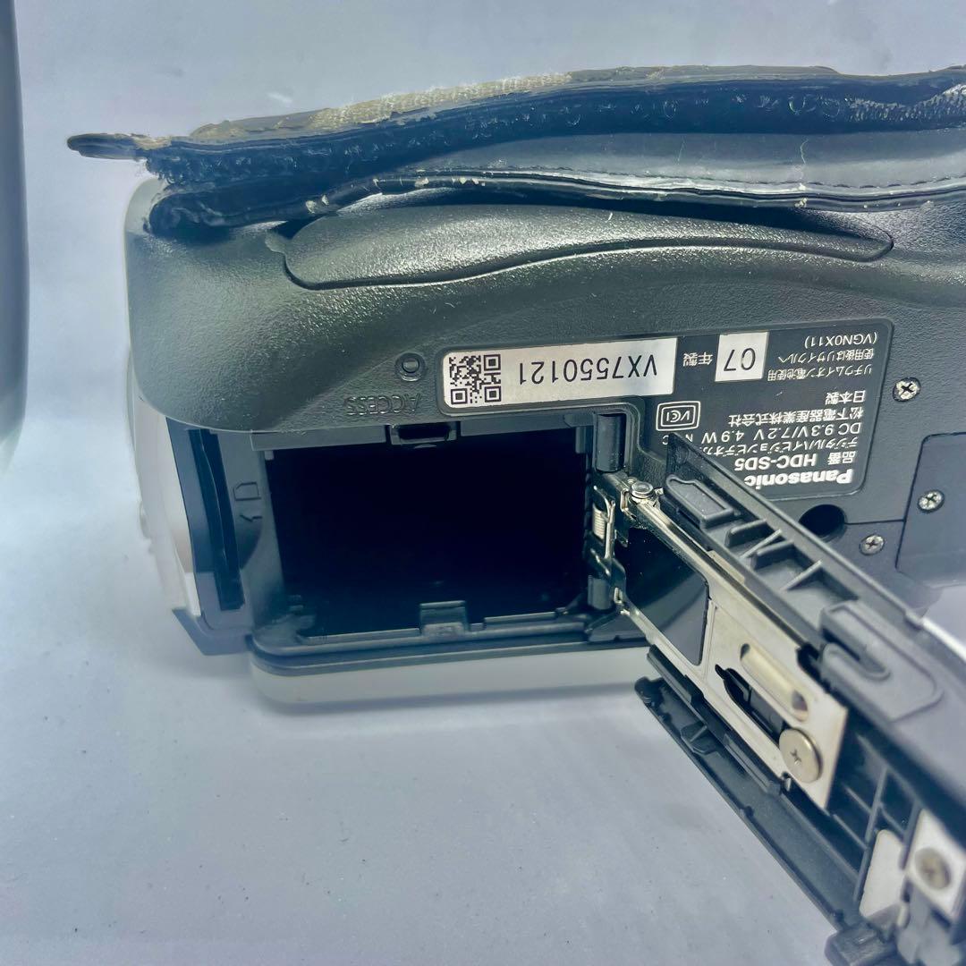 【動作品】箱付き Panasonic HDC-SD5-S ビデオカメラ本体