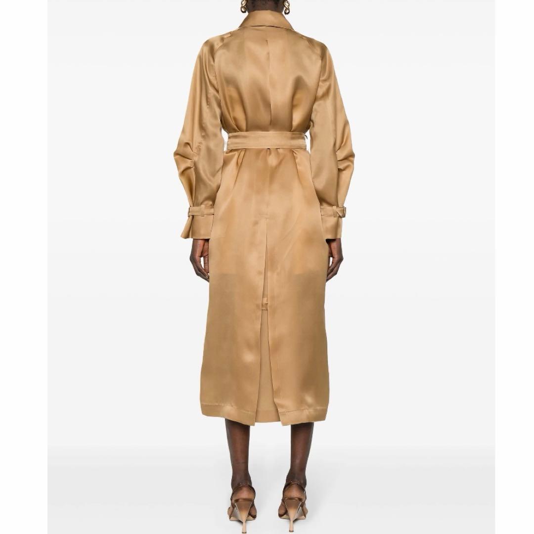 【1回短時間着用】MAX MARA シルク トレンチコート【タキマキ表紙着用】