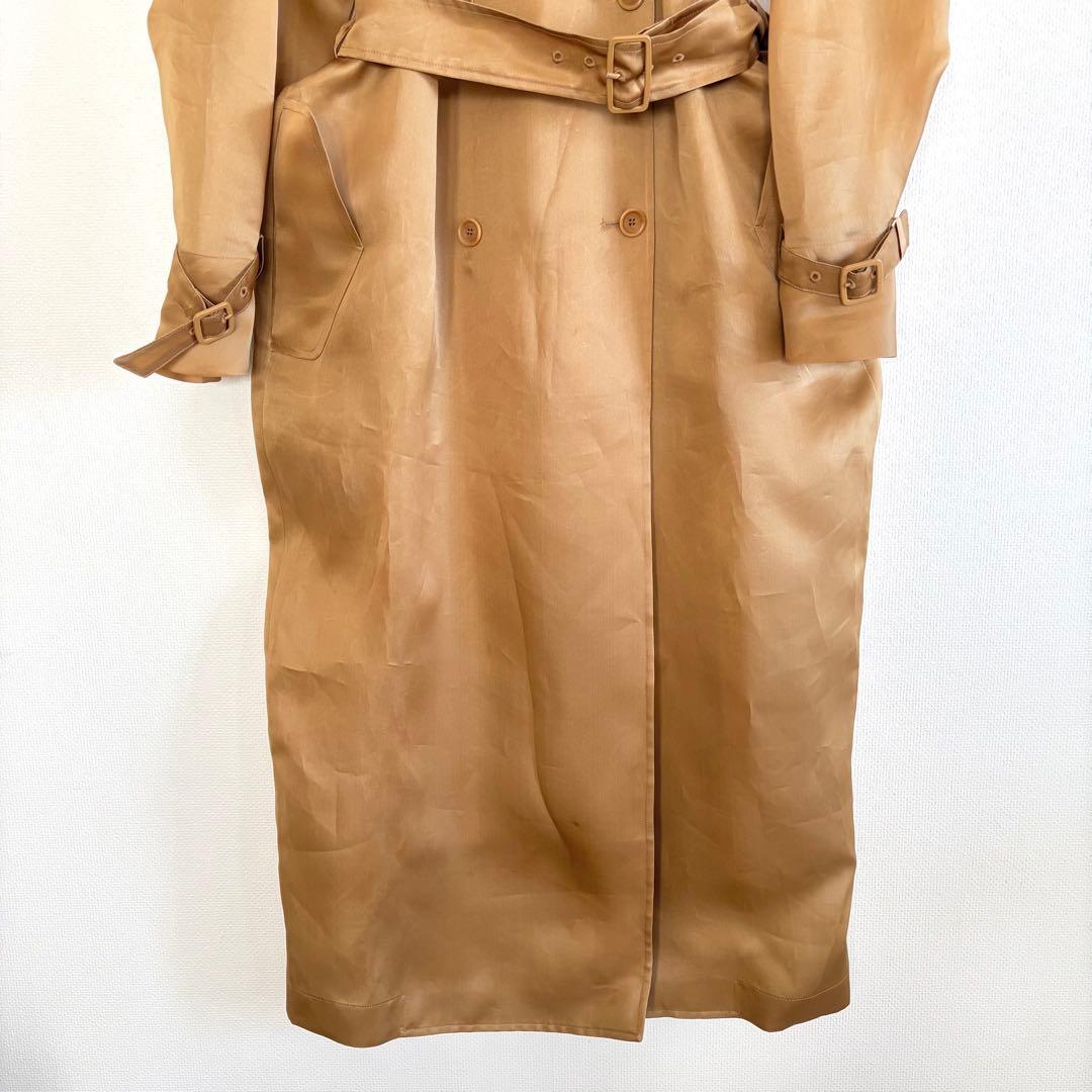 【1回短時間着用】MAX MARA シルク トレンチコート【タキマキ表紙着用】