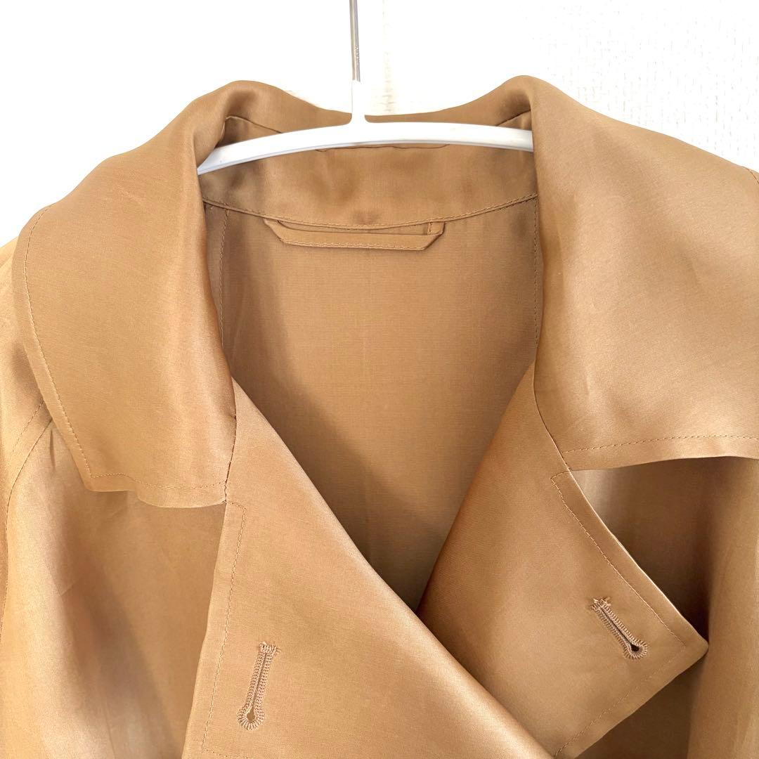 【1回短時間着用】MAX MARA シルク トレンチコート【タキマキ表紙着用】