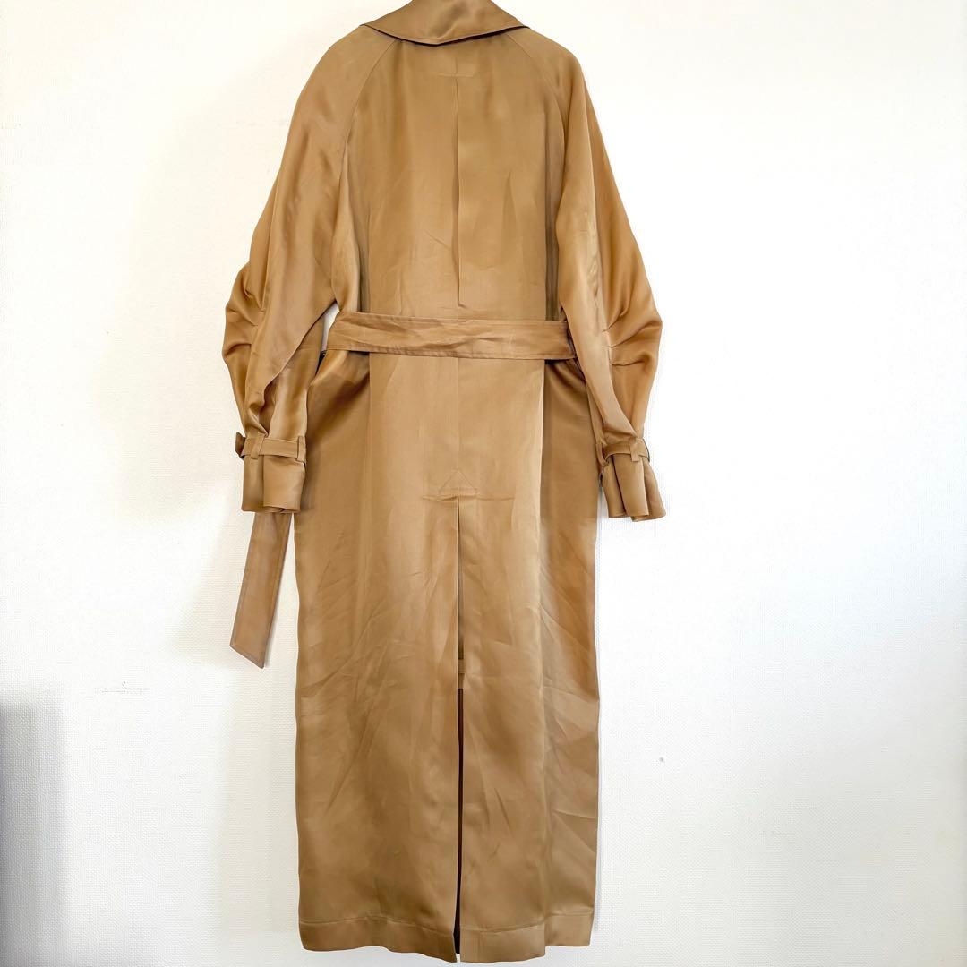 【1回短時間着用】MAX MARA シルク トレンチコート【タキマキ表紙着用】
