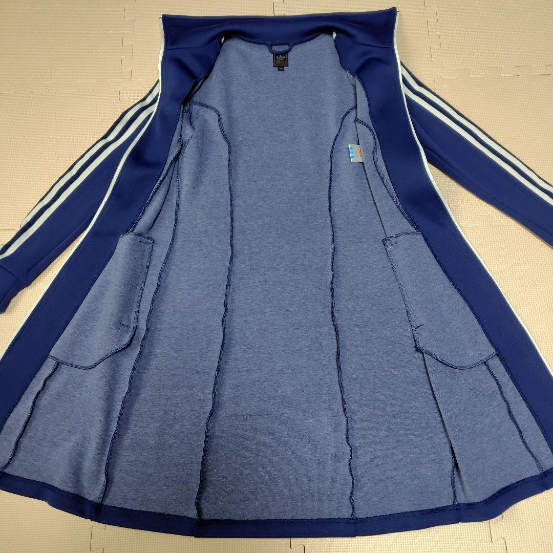 adidas アディダス　ジャージ ワンピース トラックジャケット　ネイビー