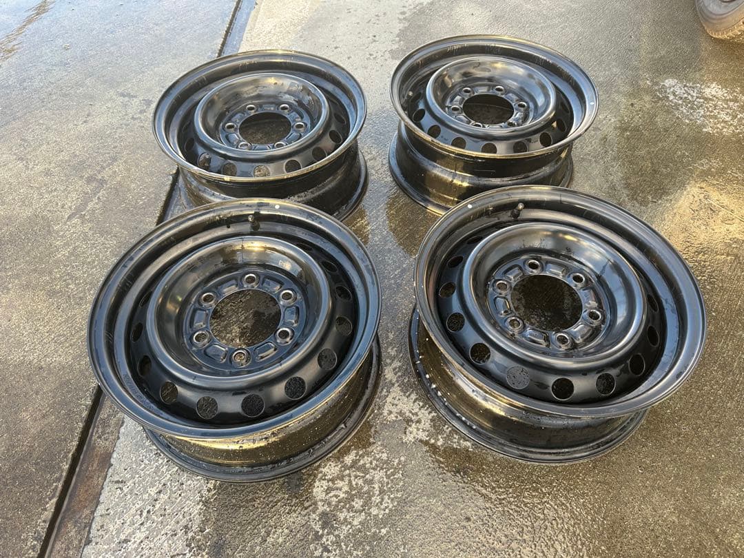 値下200系ハイエース純正ホイール4本セット　6J×15 PCD139.7 6H