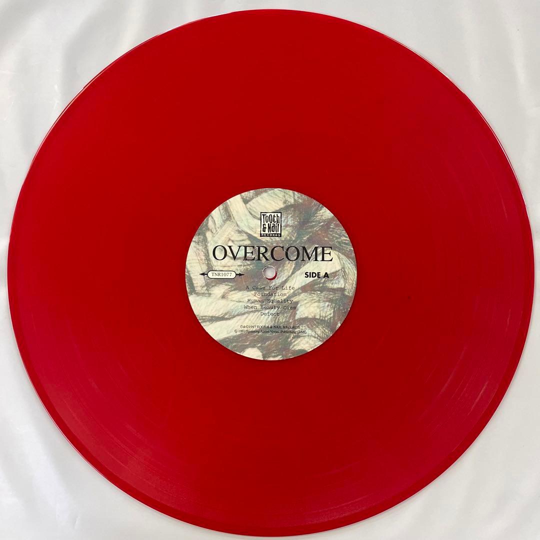 無傷美盤　シュリンク付　Overcome レコード　オリジナル盤　赤盤