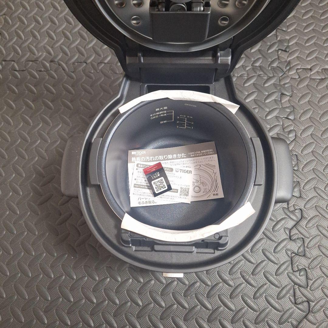 新品未使用 TIGER 電気圧力鍋 マットブラック
