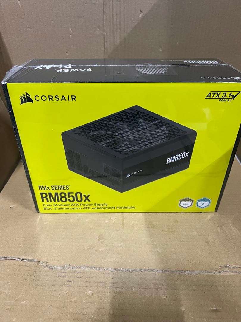 E*G様 CORSAIR RM850x 2024年モデル PC電源ユニット 85