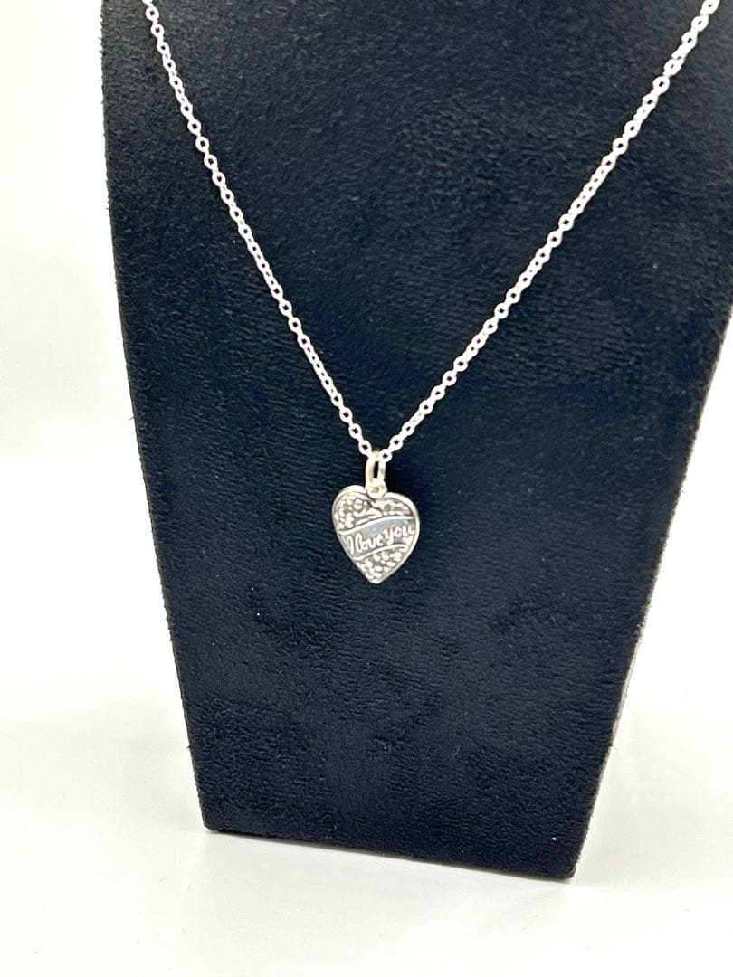 スウィートハートネックレス メンズレディースI love you 925