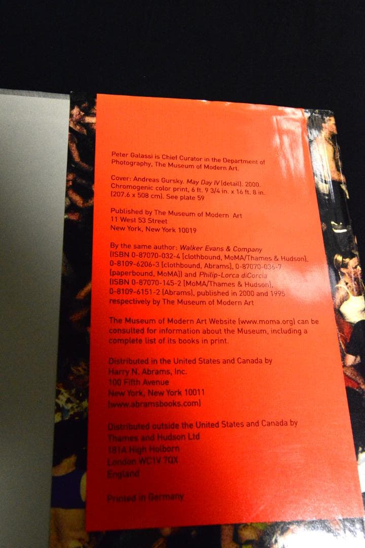 【Andreas Gursky】 アンドレアス・グルスキー写真集