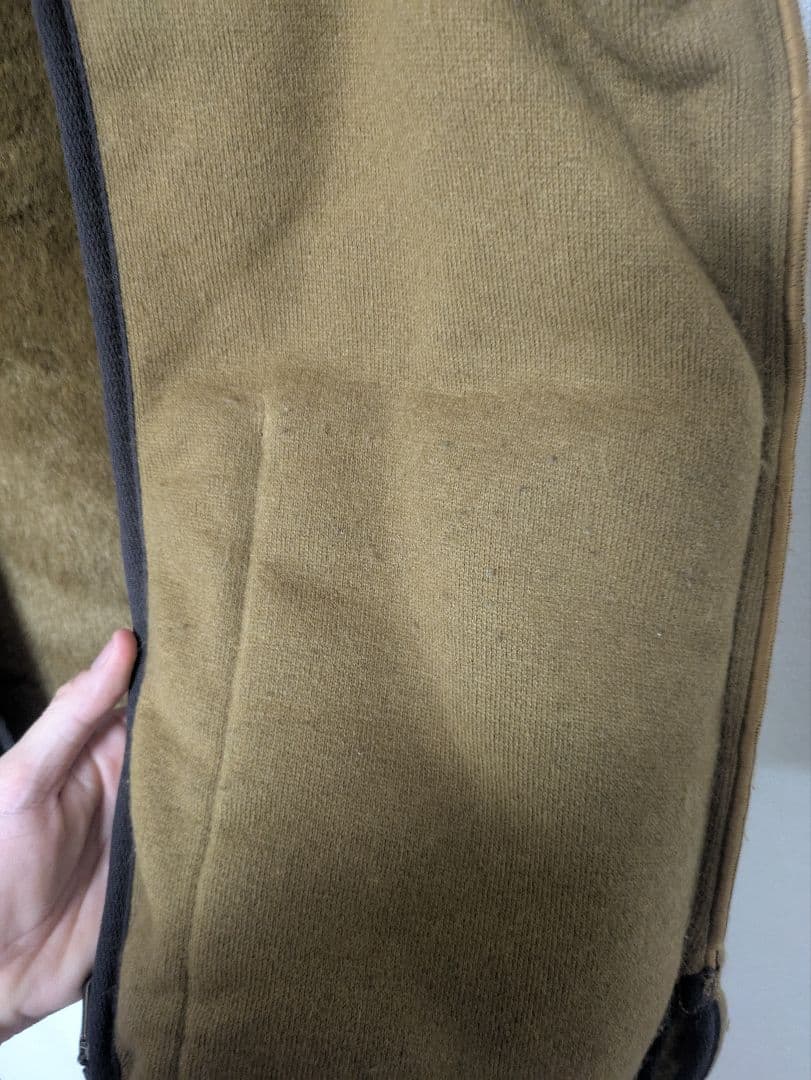 【S】Barbour SLR LINER ベスト 32 ブラウン