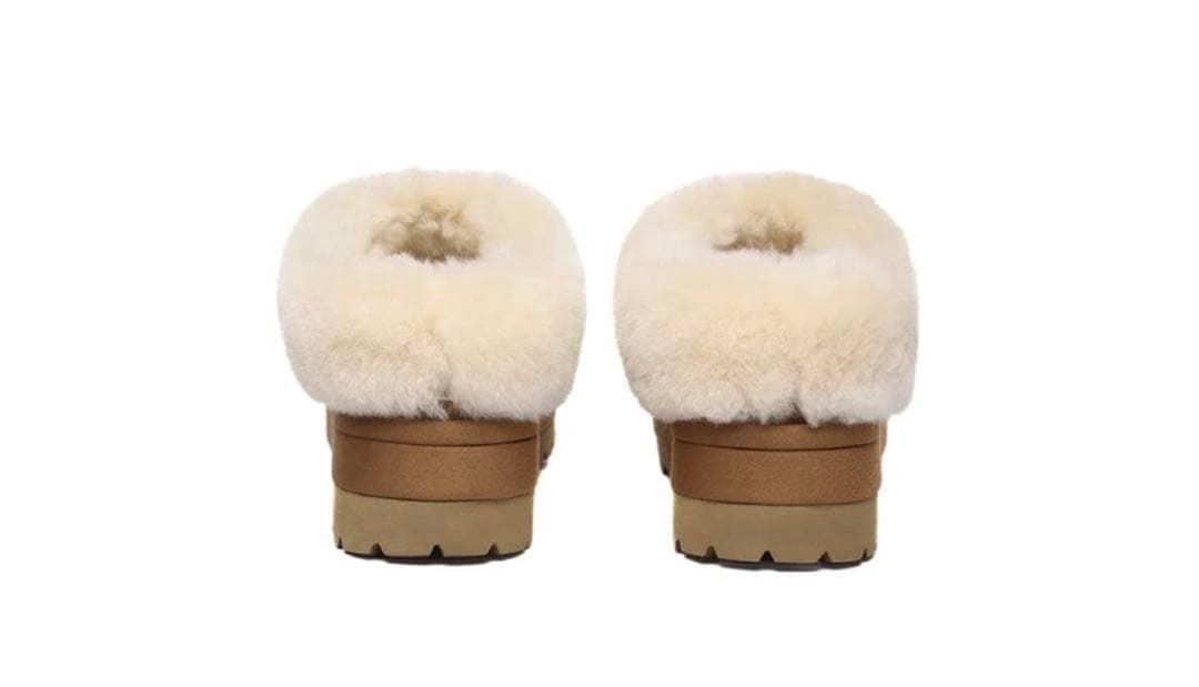 ロ*ー様 新品　UGG エクスプレス　ムートンブーツ　厚底　EU37 売切り