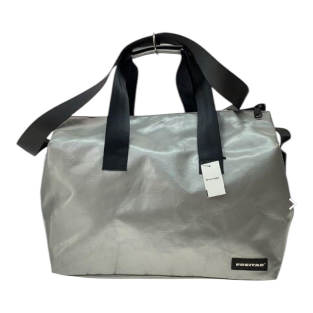 1062 FREITAG ボストンバック 大容量 シルバー チャック△