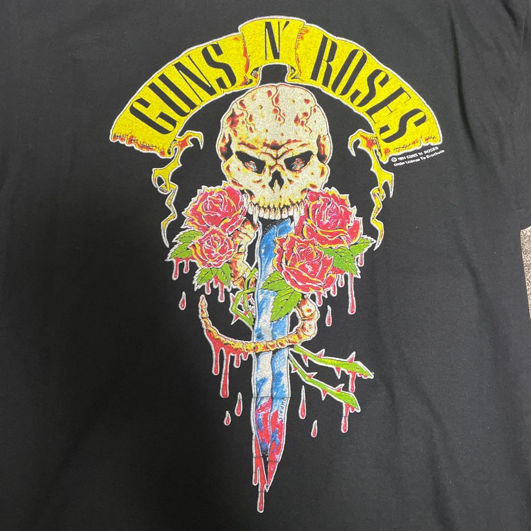 Guns N' Roses 復刻版1991ツアーTシャツ　Lサイズ　新品未使用品