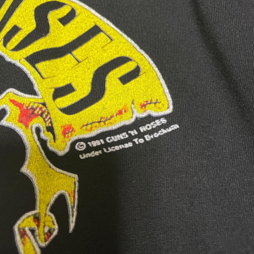 Guns N' Roses 復刻版1991ツアーTシャツ　Lサイズ　新品未使用品