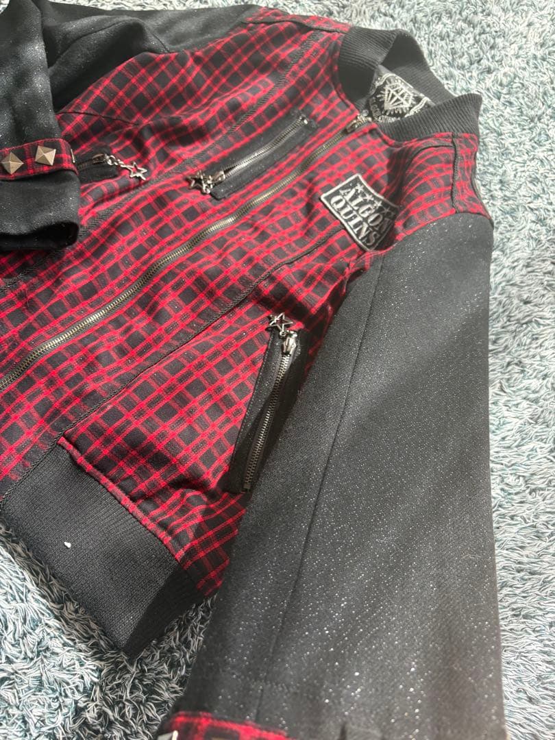 ALGONQUINS スタッズチェックジャケット　スタッズ y2k