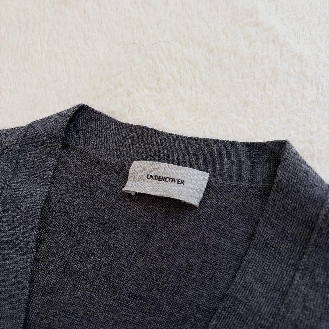 UNDERCOVER アンダーカバー 13AW 心臓刺繍 フリル カーディガン