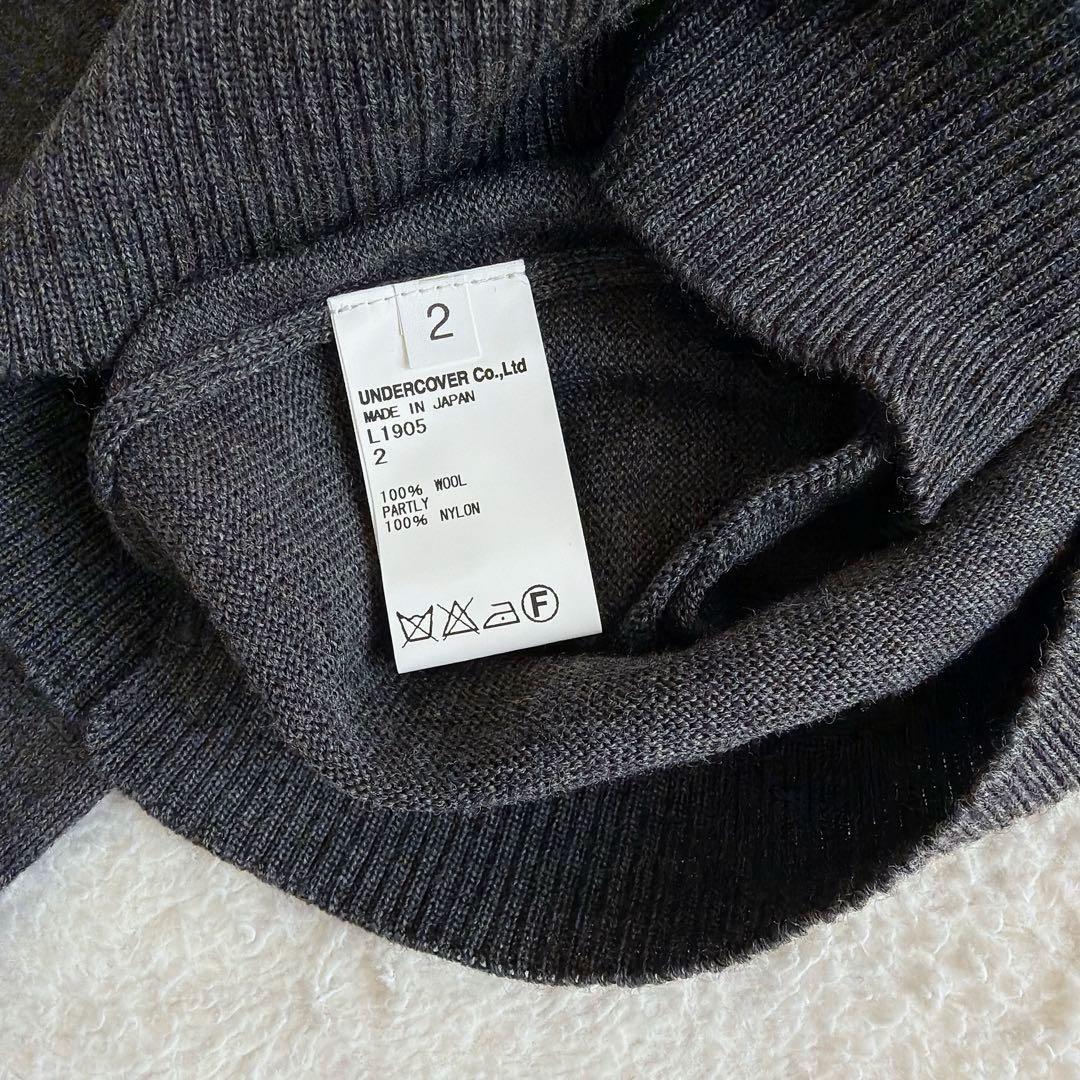UNDERCOVER アンダーカバー 13AW 心臓刺繍 フリル カーディガン