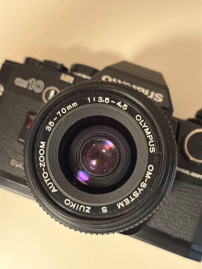 OLYMPUS OM10 quartz 実動 レンズ付き
