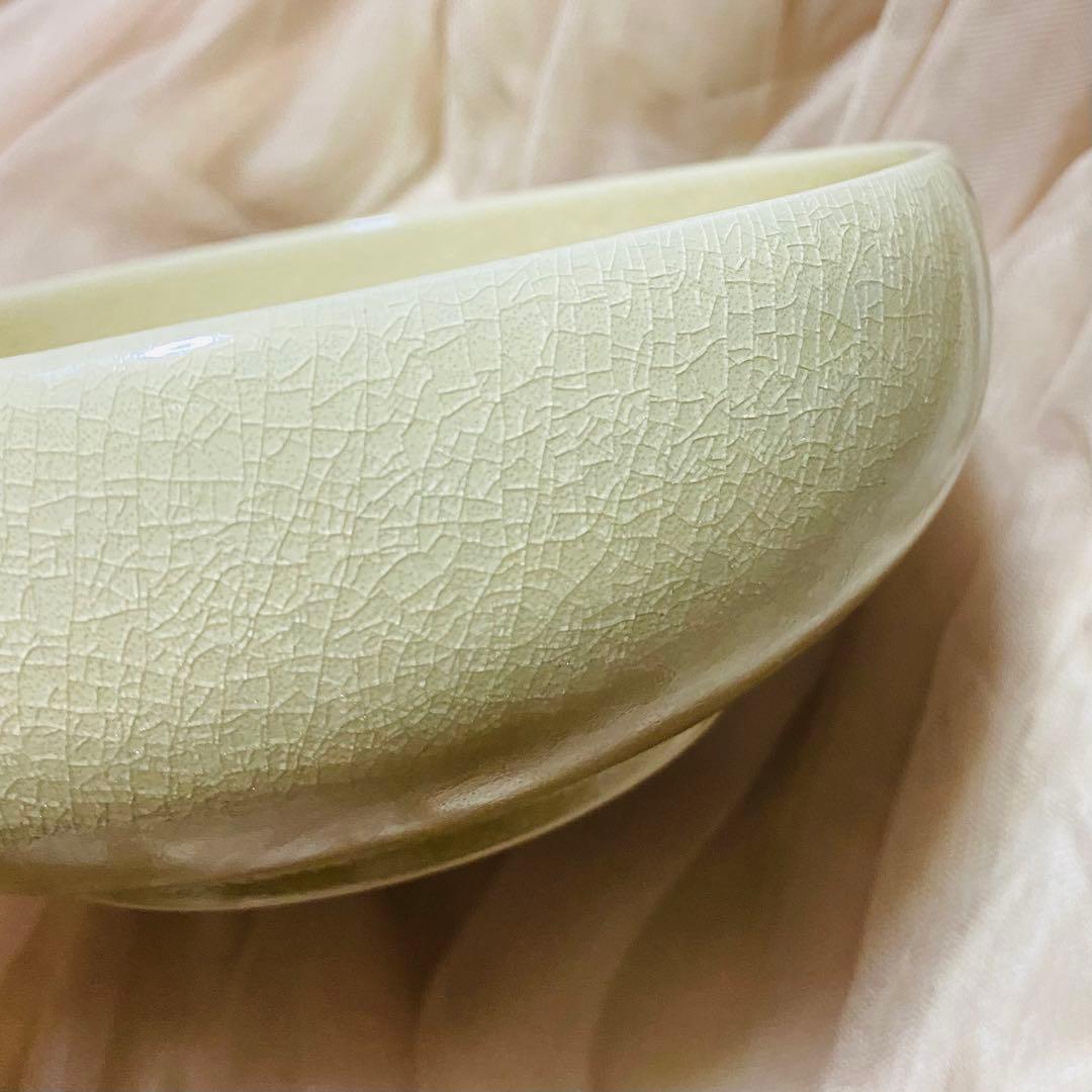 未使用長期保管品 薩摩焼 荒木幹二郎 秋草文 皿 鉢