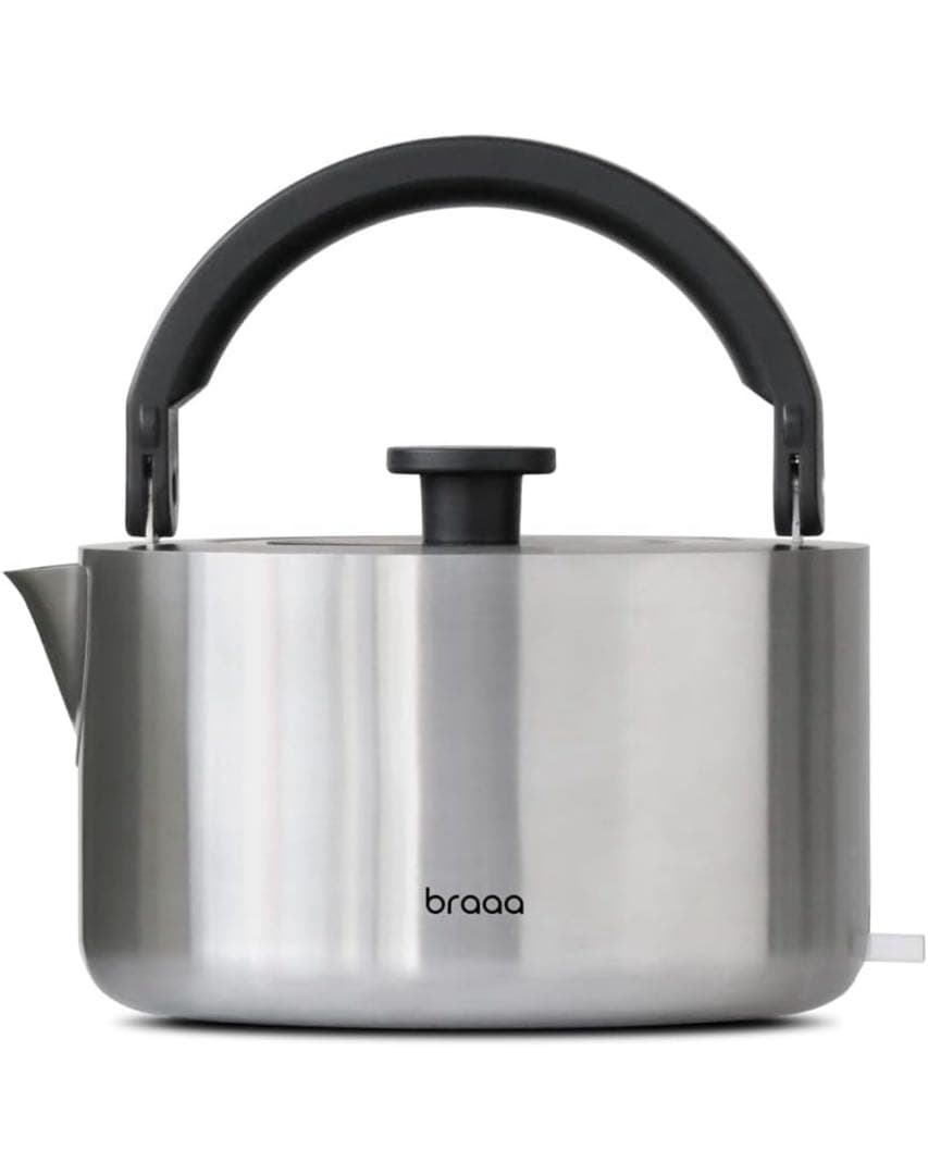 新品 braaa やかんケトル　電気ケトル ステンレス 1.5L