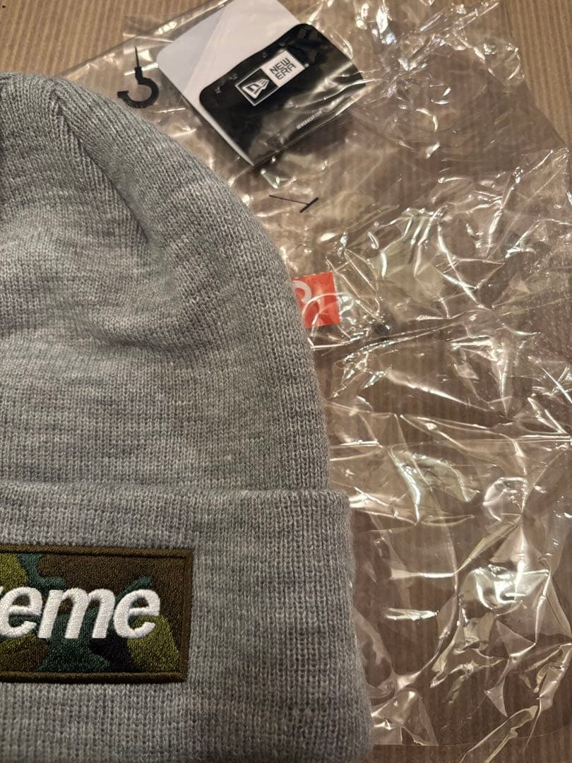 【美品】SUPREME NEW ERA BOX LOGO BEENIE