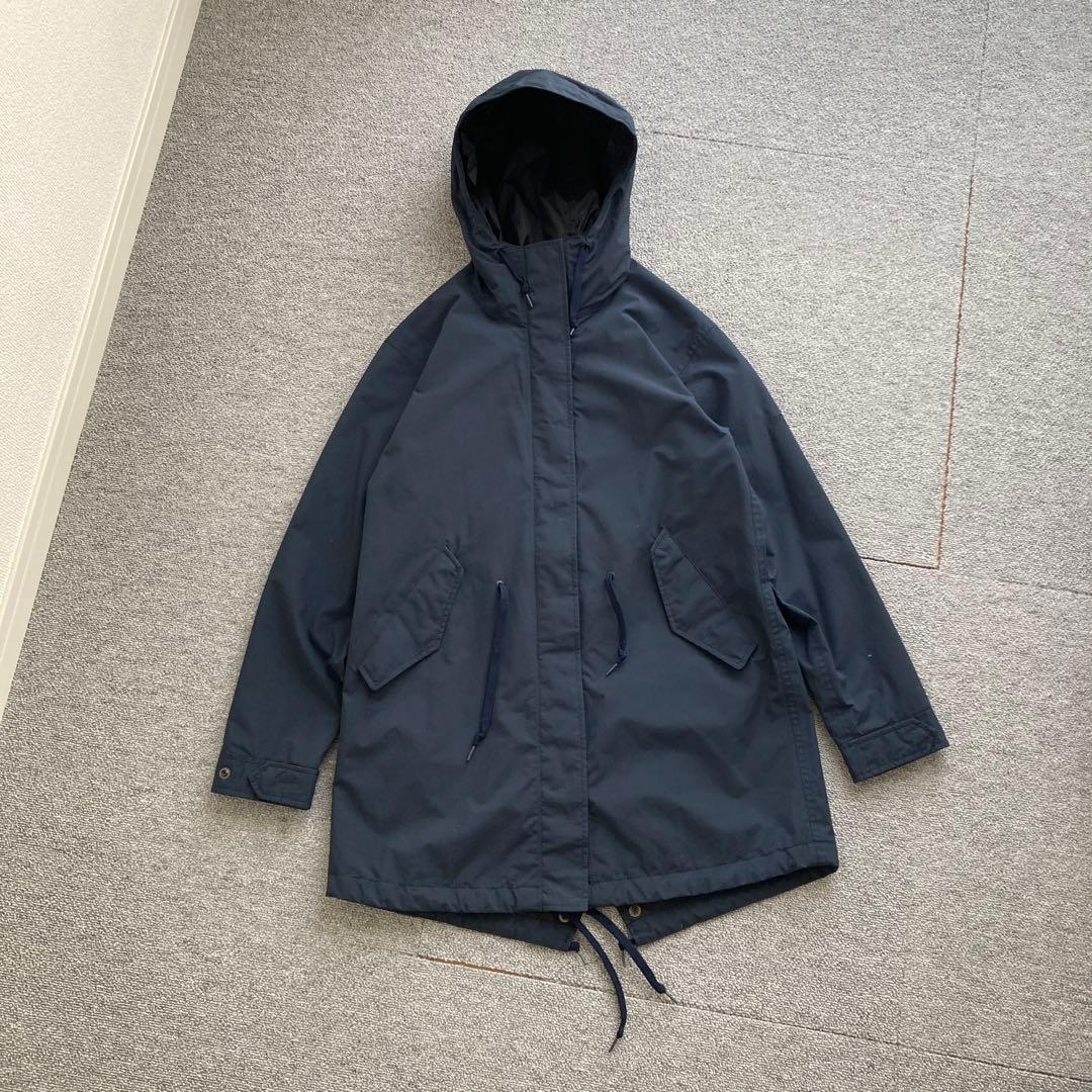 【ほぼ新品】Sサイズ ノースフェイス ネイビー モッズコート レディース