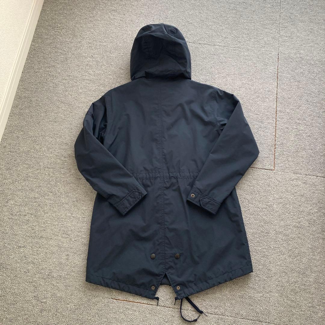【ほぼ新品】Sサイズ ノースフェイス ネイビー モッズコート レディース