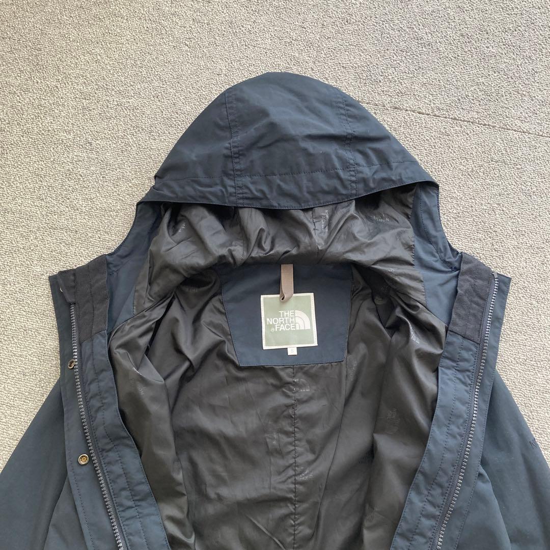 【ほぼ新品】Sサイズ ノースフェイス ネイビー モッズコート レディース