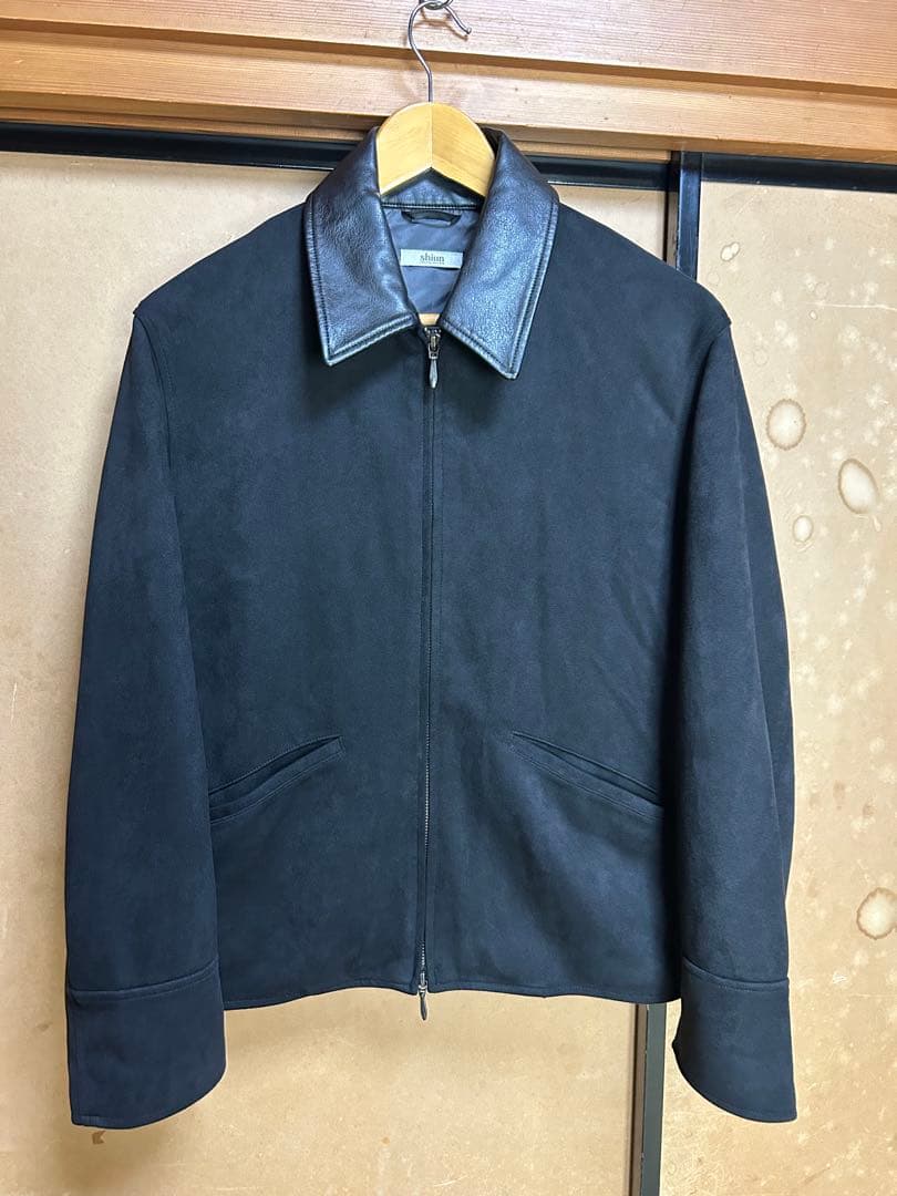 ジャケット・アウター shiun/FAUX SUEDE ZIP BLOUSON