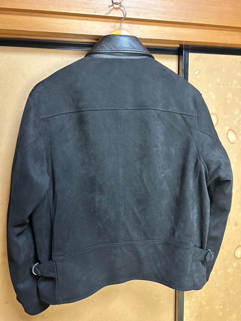 ジャケット・アウター shiun/FAUX SUEDE ZIP BLOUSON