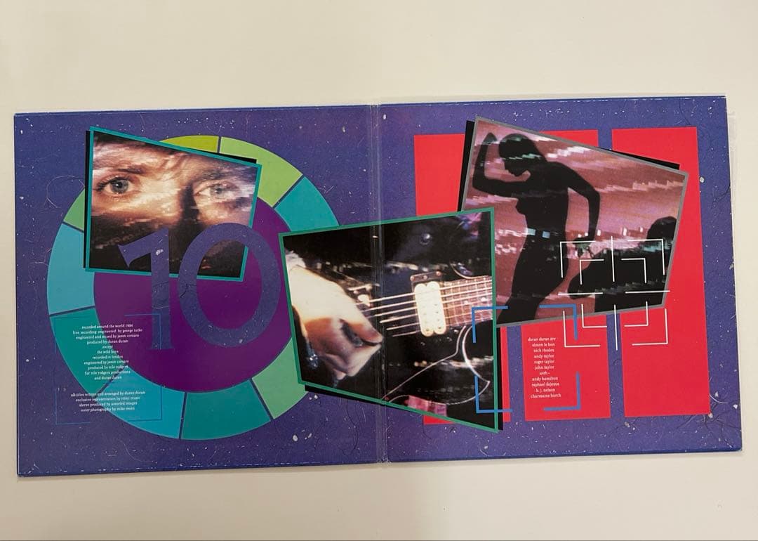 見開き型ジャケット 2点　Duran Duran