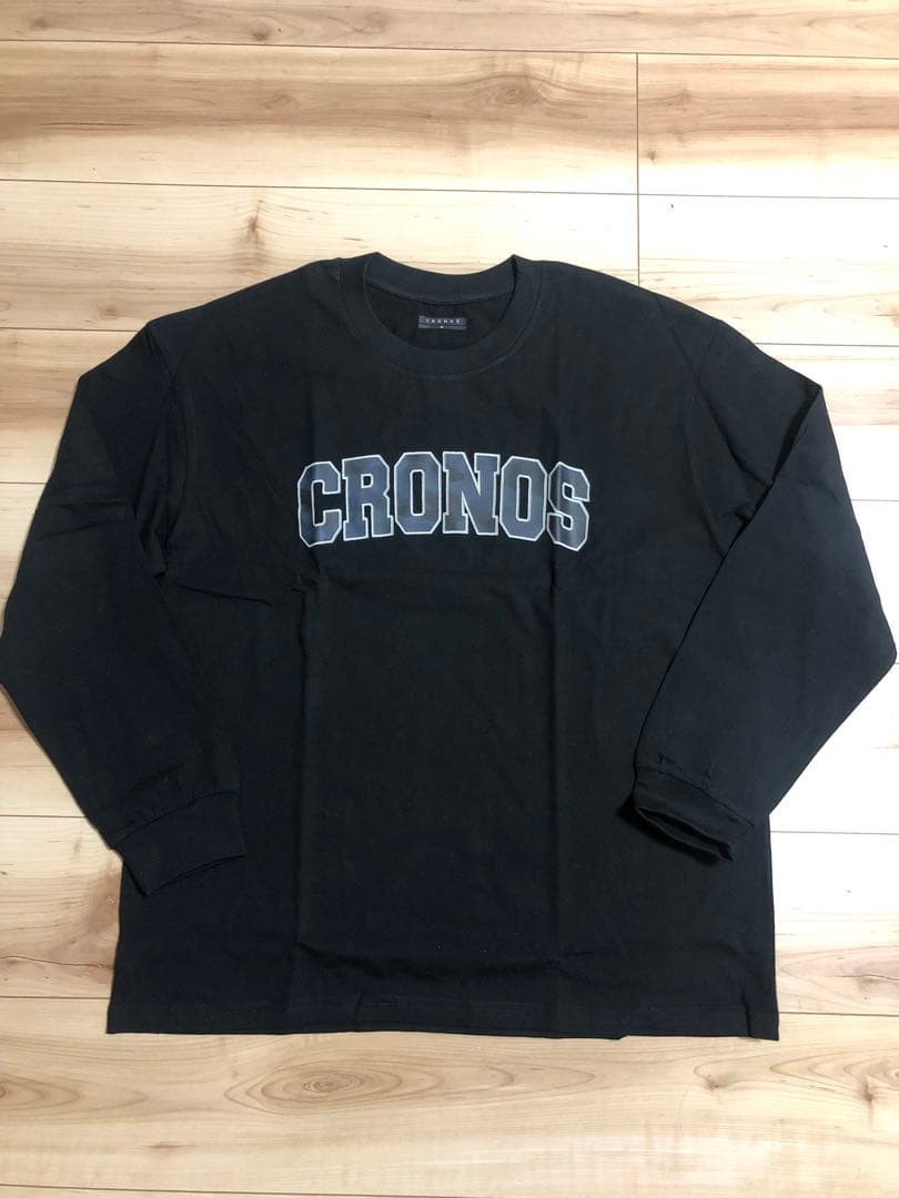 CRONOS ブラック ロングスリーブ Tシャツ 新品