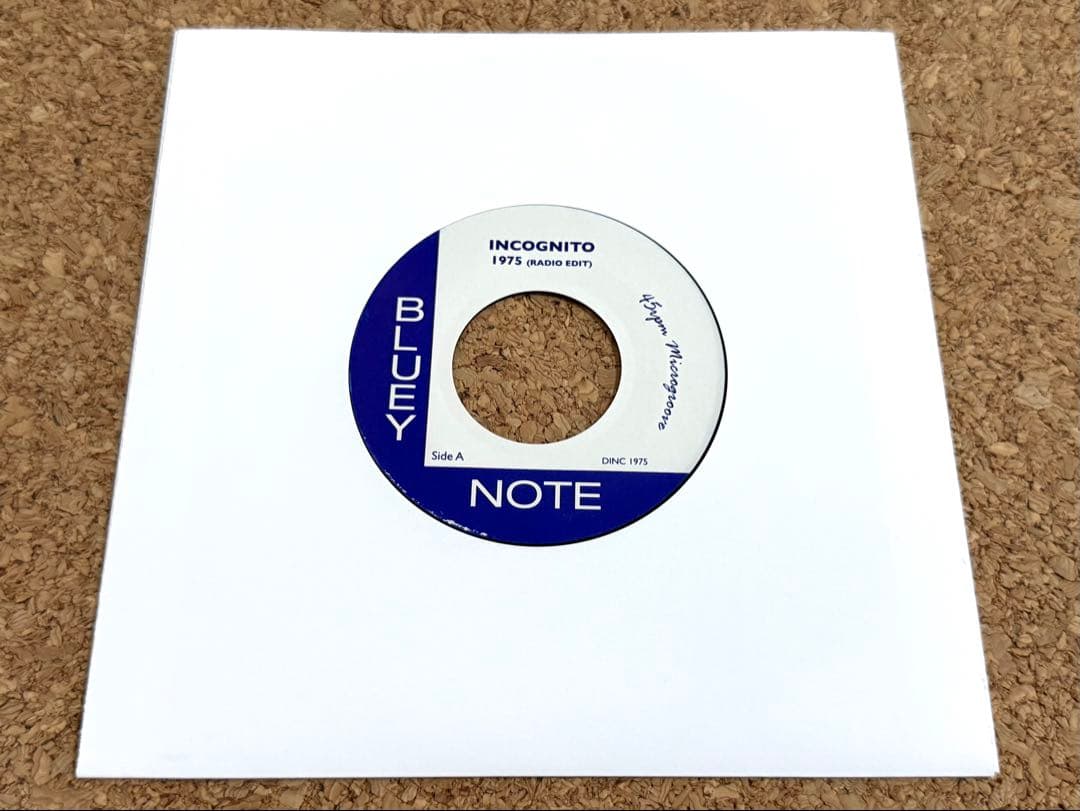 ★Incognito インコグニート / 1975 / ブルーイ自主盤7㌅カット