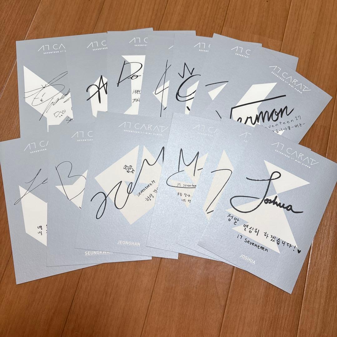 **）様 【まとめ売り】SEVENTEEN アルバム　セット　トレカ　ポストカー