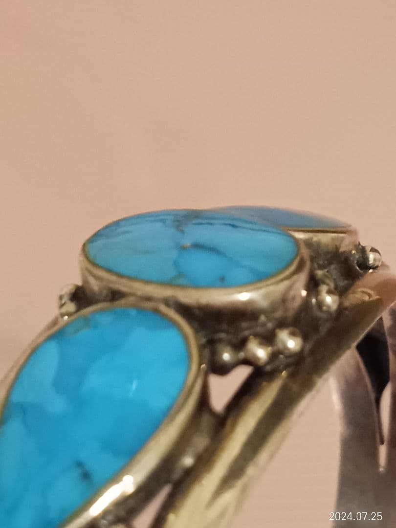 NAVAJO ナバホ族 インディアン バングル ブレスレット ターコイズ