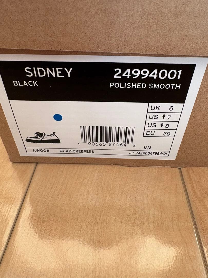 ち*み様 ドクターマーチン SIDNEY ブラック クワッドクリーパー UK6