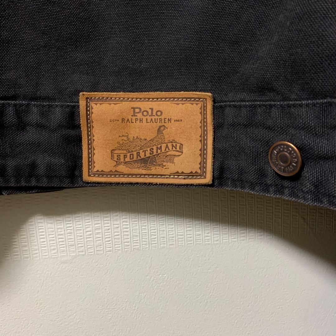 polo sportsman ラルフローレン　ダックジャケット　ブラック