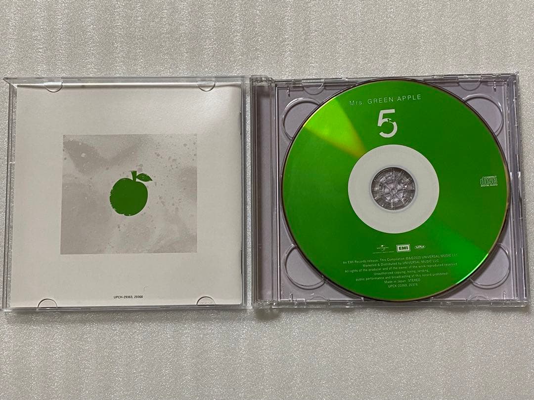 Mrs.GREEN APPLE 5 初回限定盤 CD