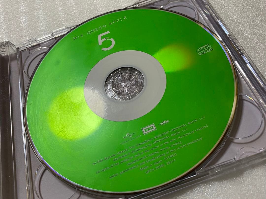 Mrs.GREEN APPLE 5 初回限定盤 CD