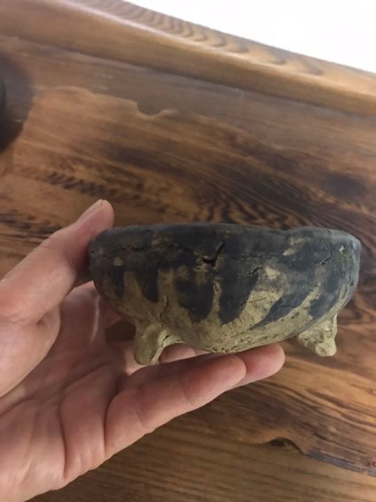 盆栽鉢　杉浦作手作り盆栽鉢3個セット小品盆栽草もの盆栽多肉植物植木鉢ガーデニング