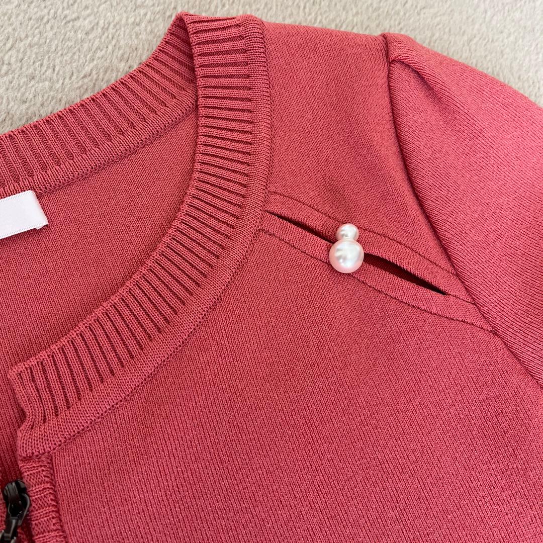 René ピンク 長袖カーディガン　新品　36