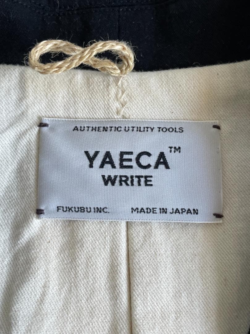 YAECA WRITE ヤエカ ライト 春 アトリエコート コットンロングコート